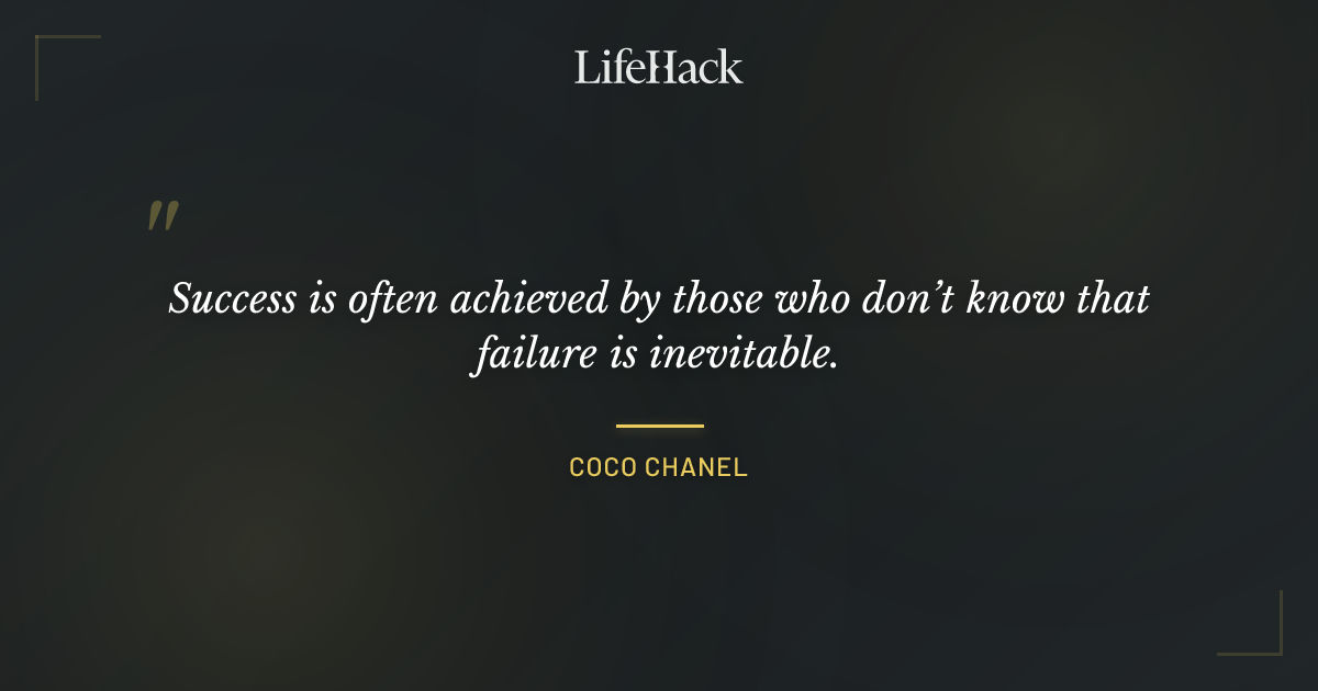 Quote by Coco Chanel