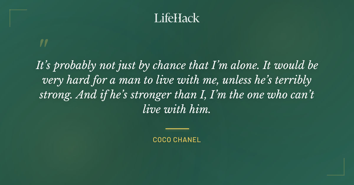 Quote by Coco Chanel