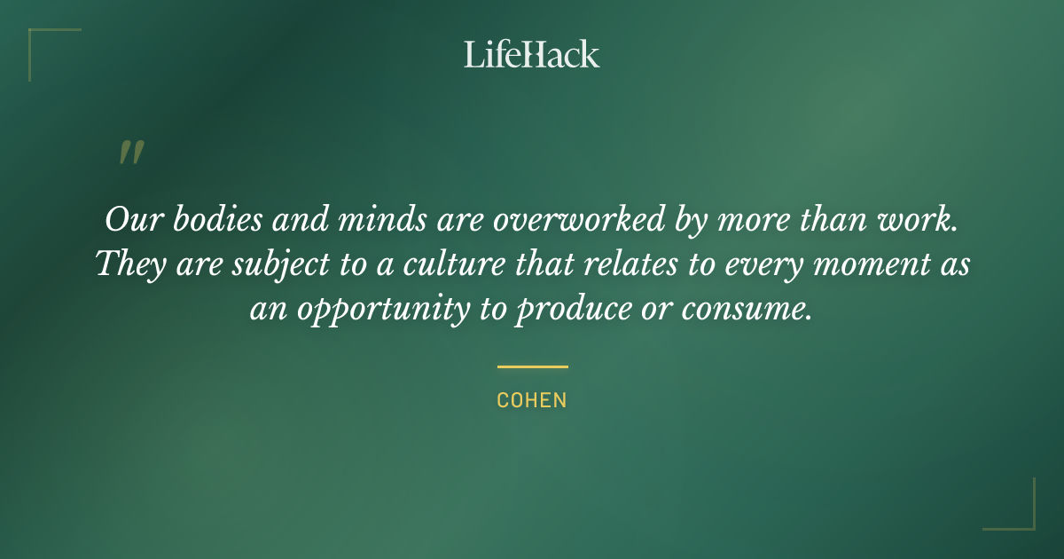 Quote by Cohen