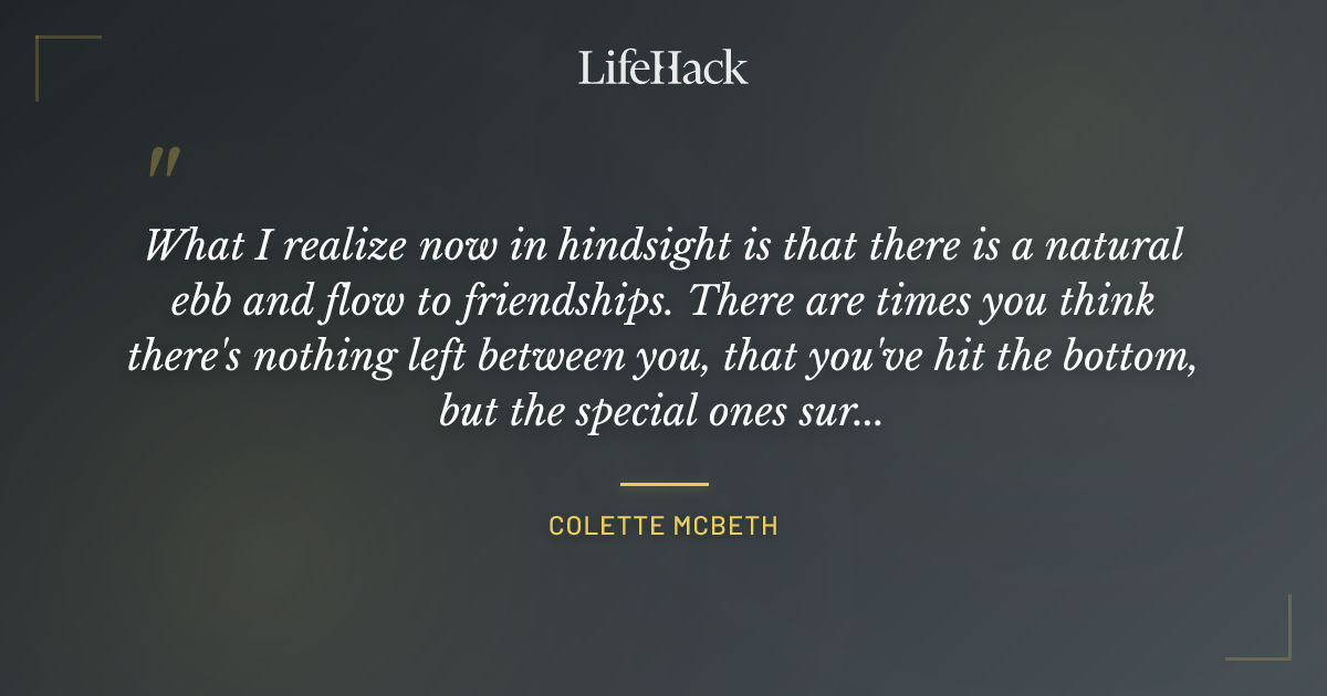 Quote by Colette McBeth