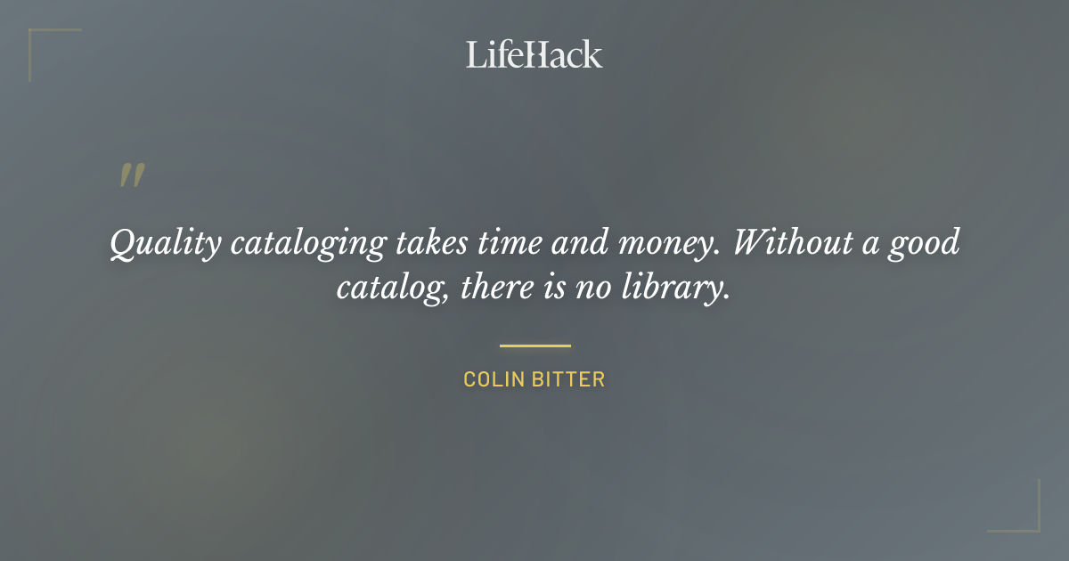 Quote by Colin Bitter