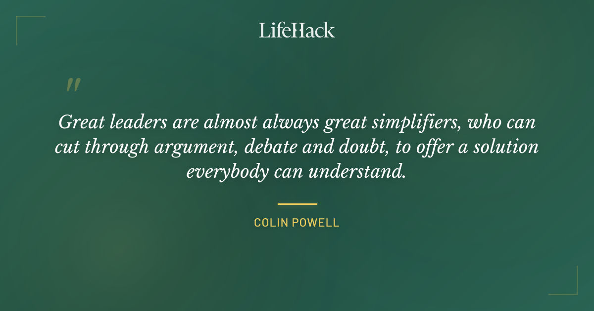 Quote by Colin Powell