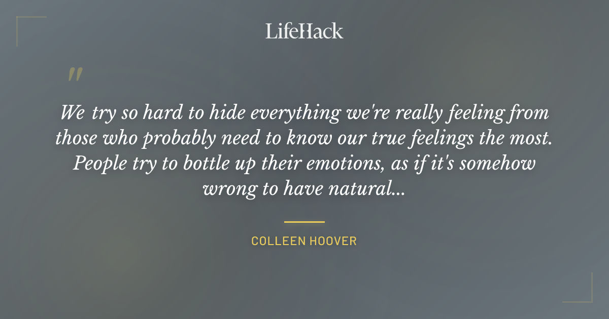 Quote by Colleen Hoover