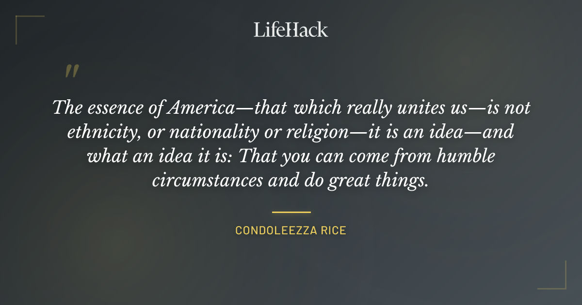 Quote by Condoleezza Rice