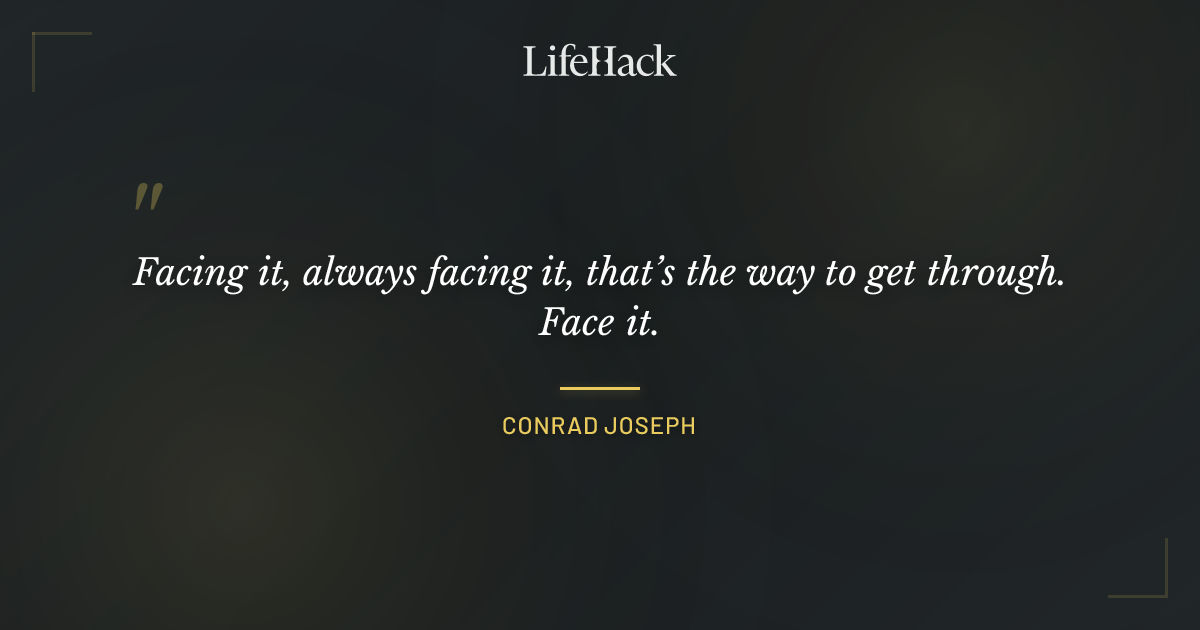 Quote by Conrad Joseph