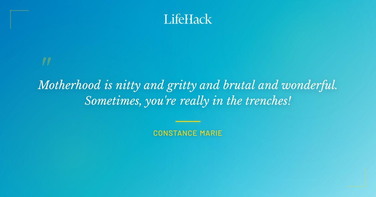 Quote by Constance Marie