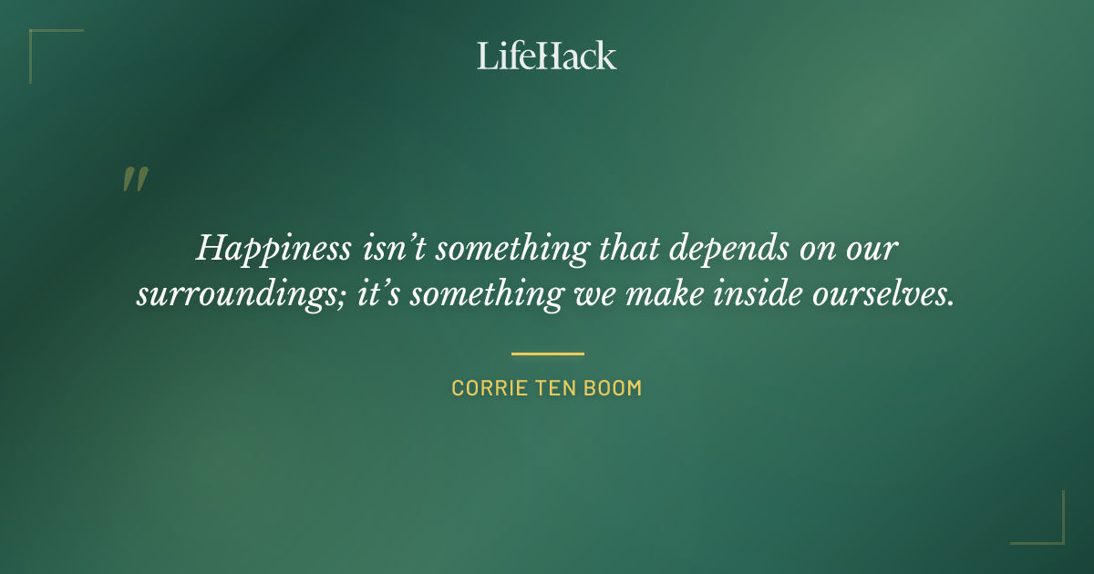 Quote by Corrie ten Boom