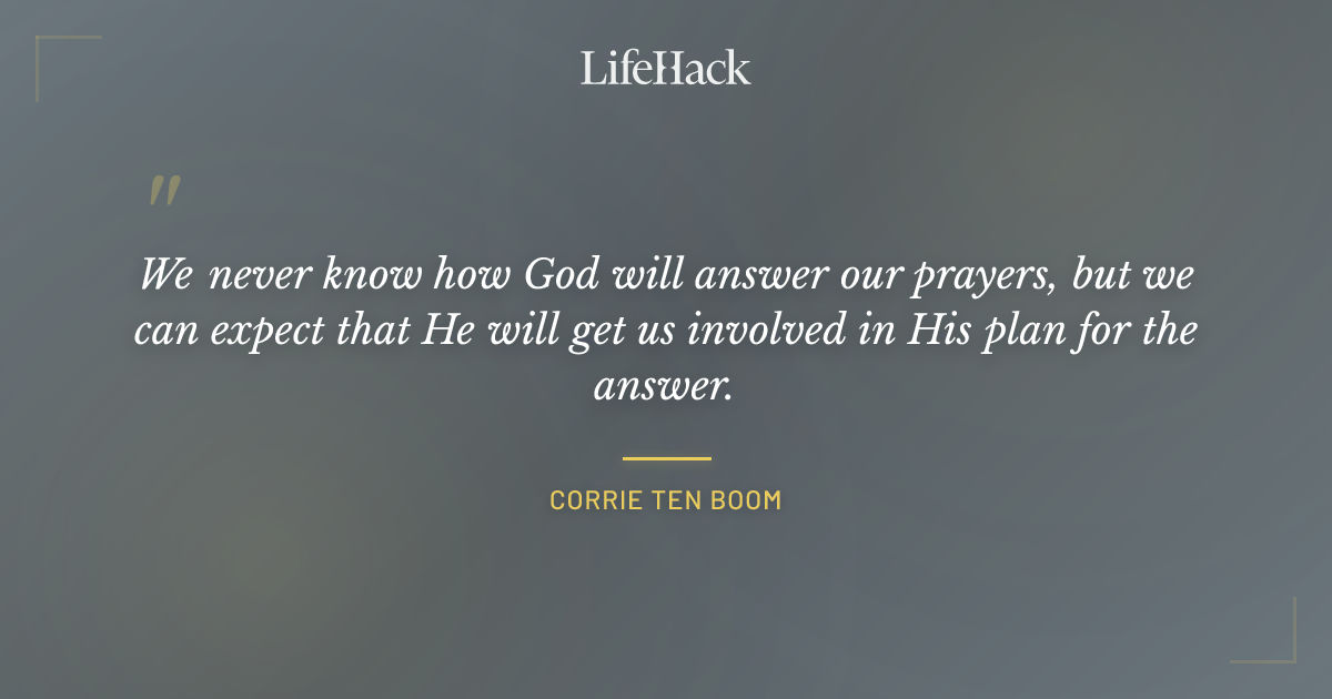 Quote by Corrie ten Boom
