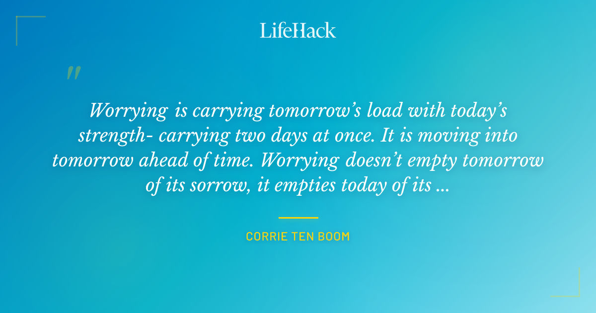 Quote by Corrie ten Boom