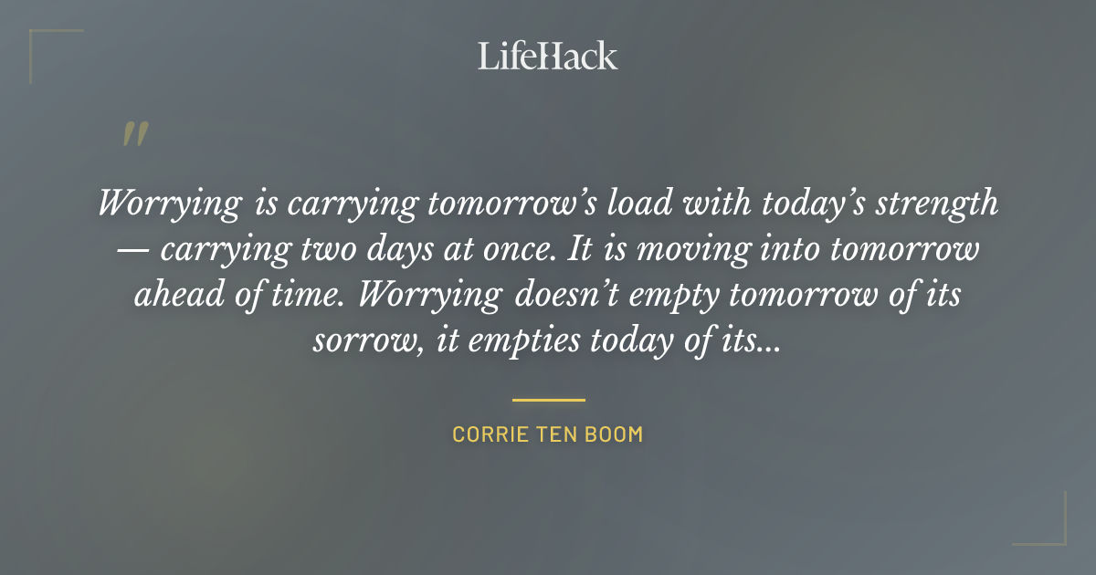 Quote by Corrie ten Boom