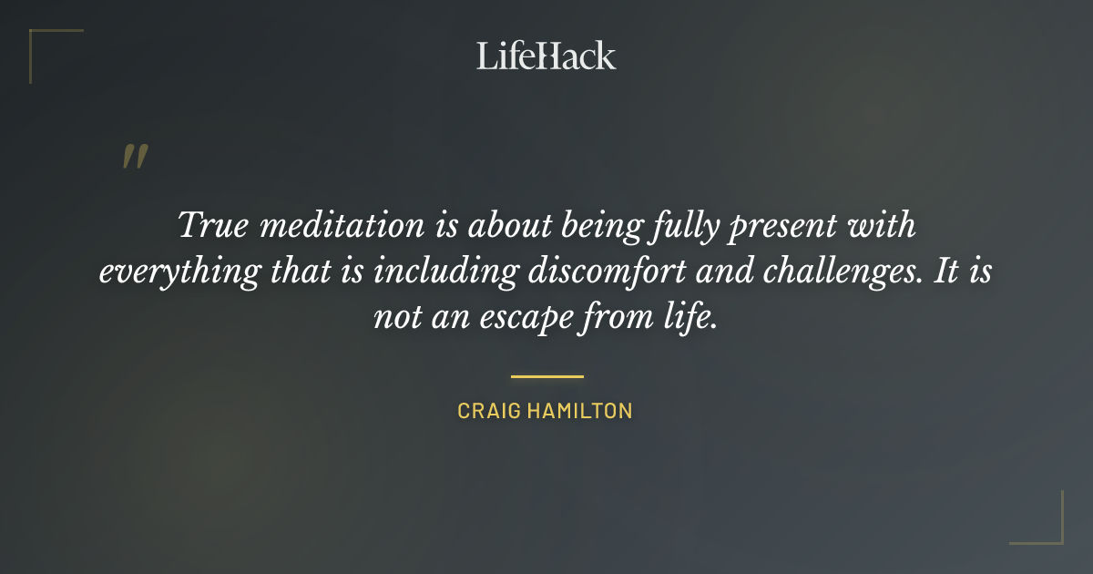 Quote by Craig Hamilton