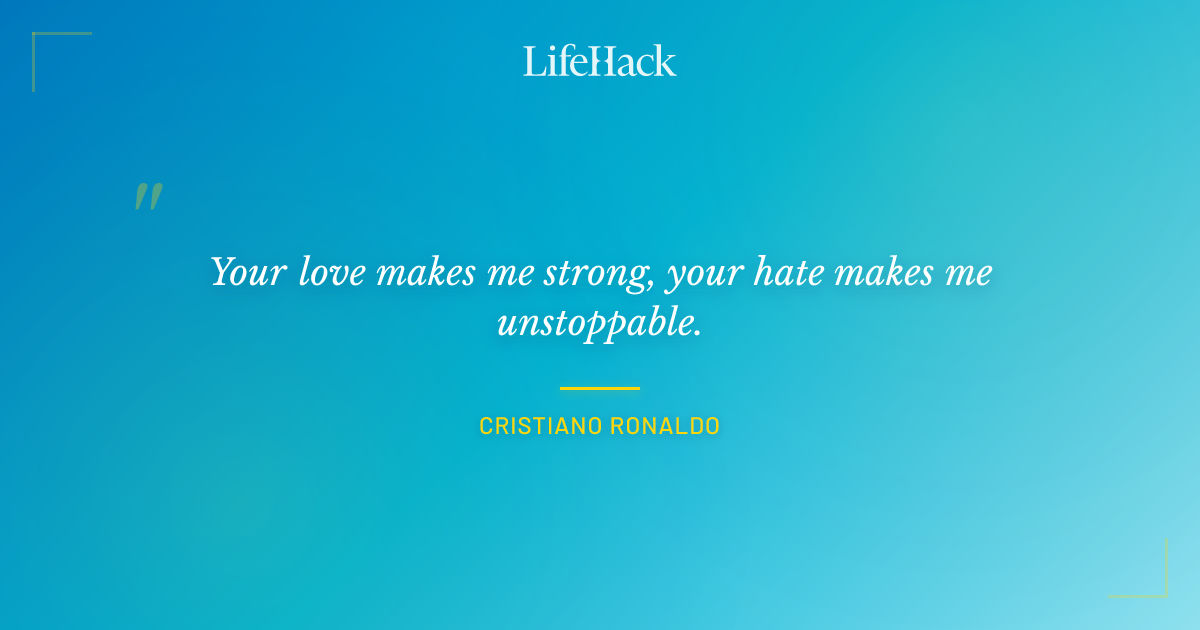 Quote by Cristiano Ronaldo