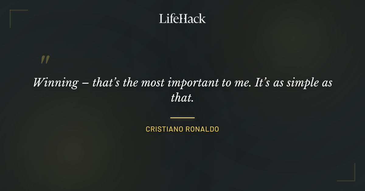 Quote by Cristiano Ronaldo