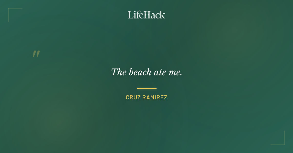 Quote by Cruz Ramirez