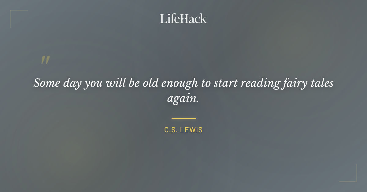 Quote by C.S. Lewis