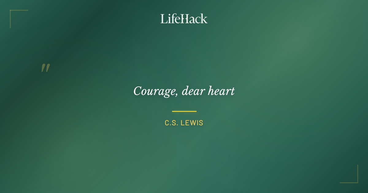 Quote by C.S. Lewis