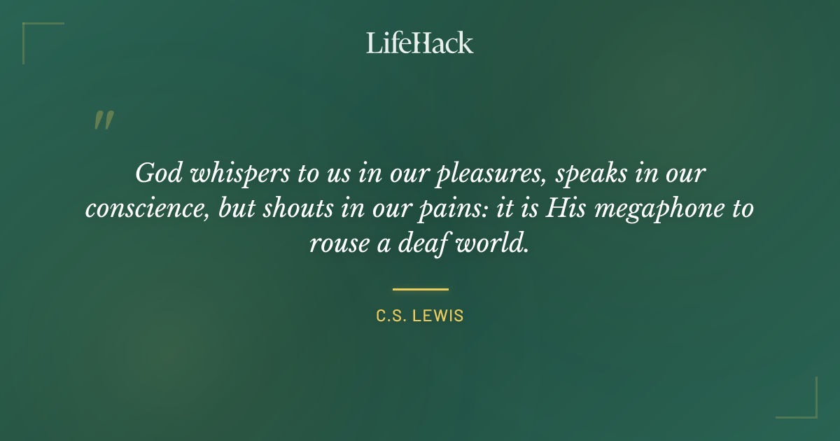 Quote by C.S. Lewis