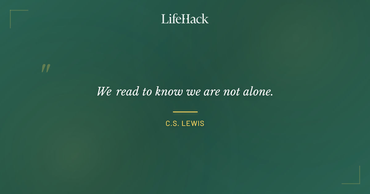 Quote by C.S. Lewis