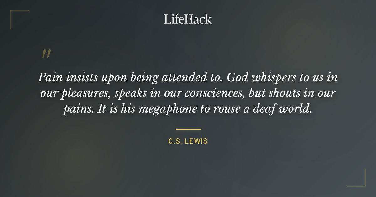 Quote by C.S. Lewis