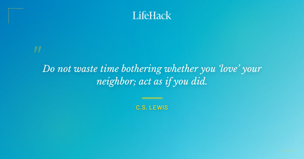 Quote by C.S. Lewis
