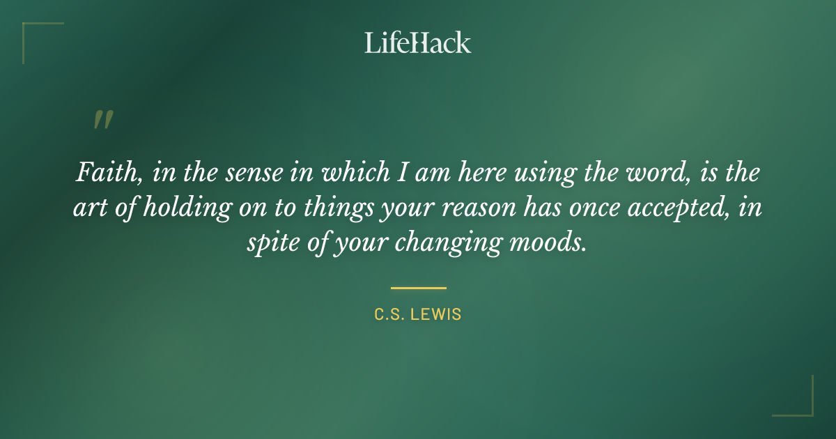 Quote by C.S. Lewis