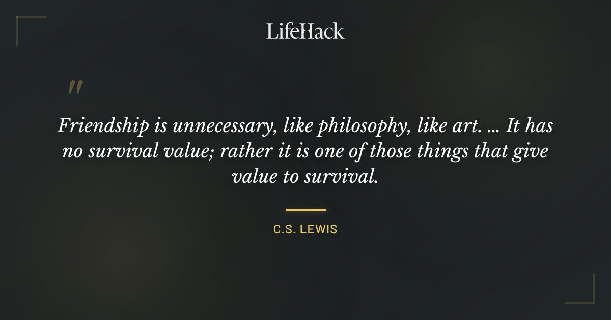 Quote by C.S. Lewis