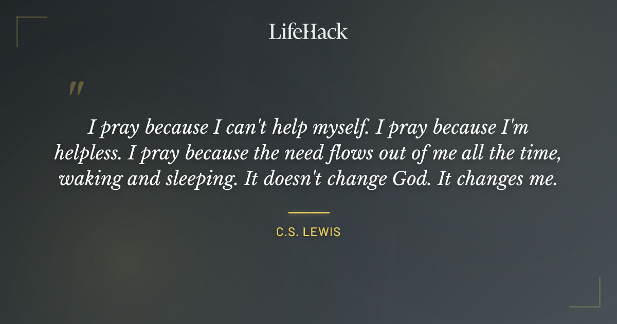 Quote by C.S. Lewis
