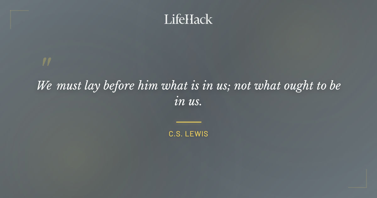 Quote by C.S. Lewis