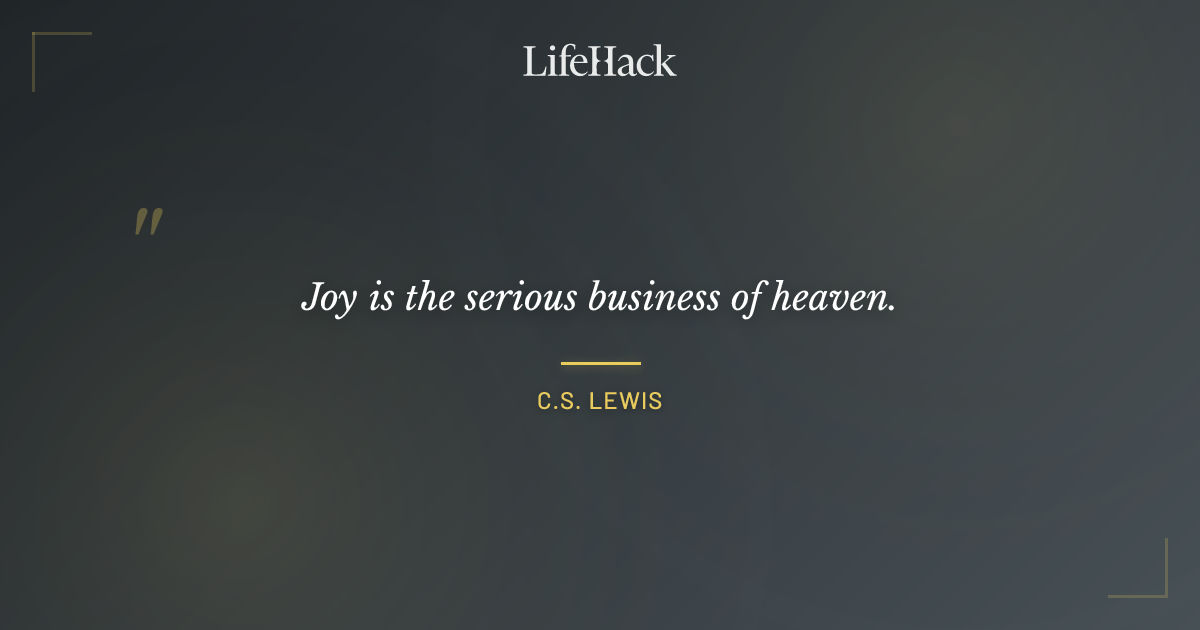 Quote by C.S. Lewis