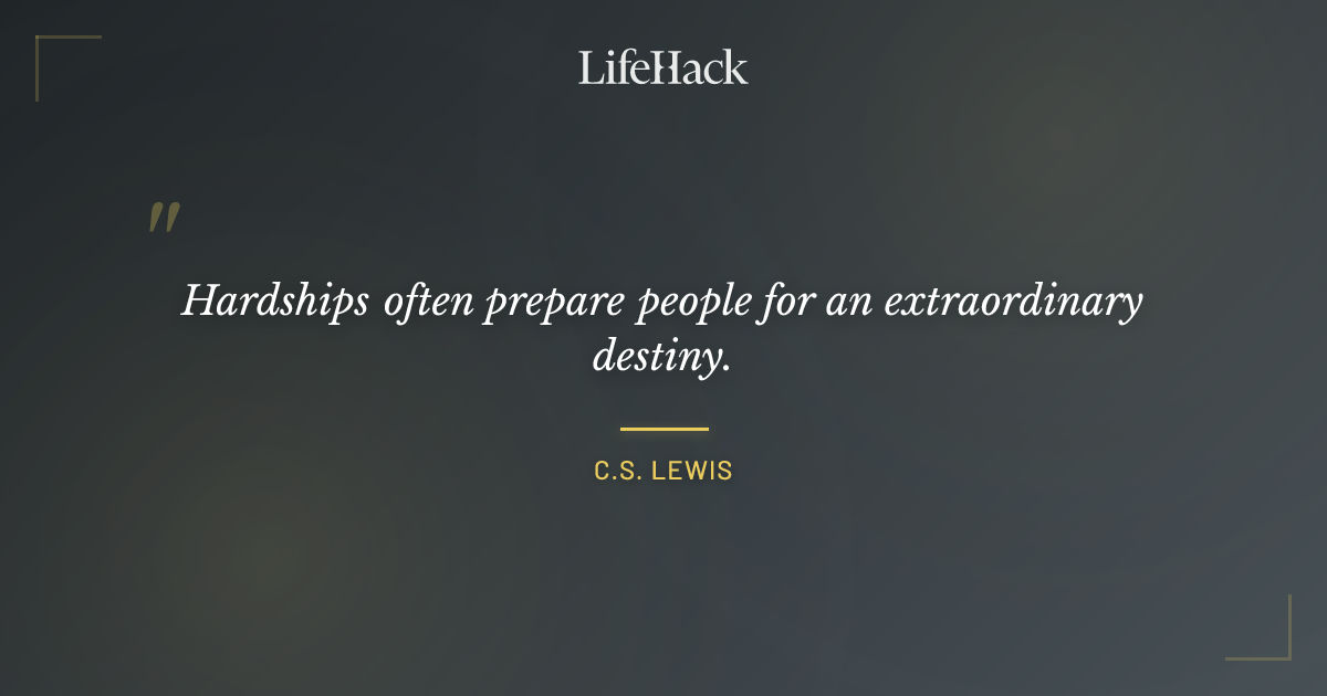 Quote by C.S. Lewis