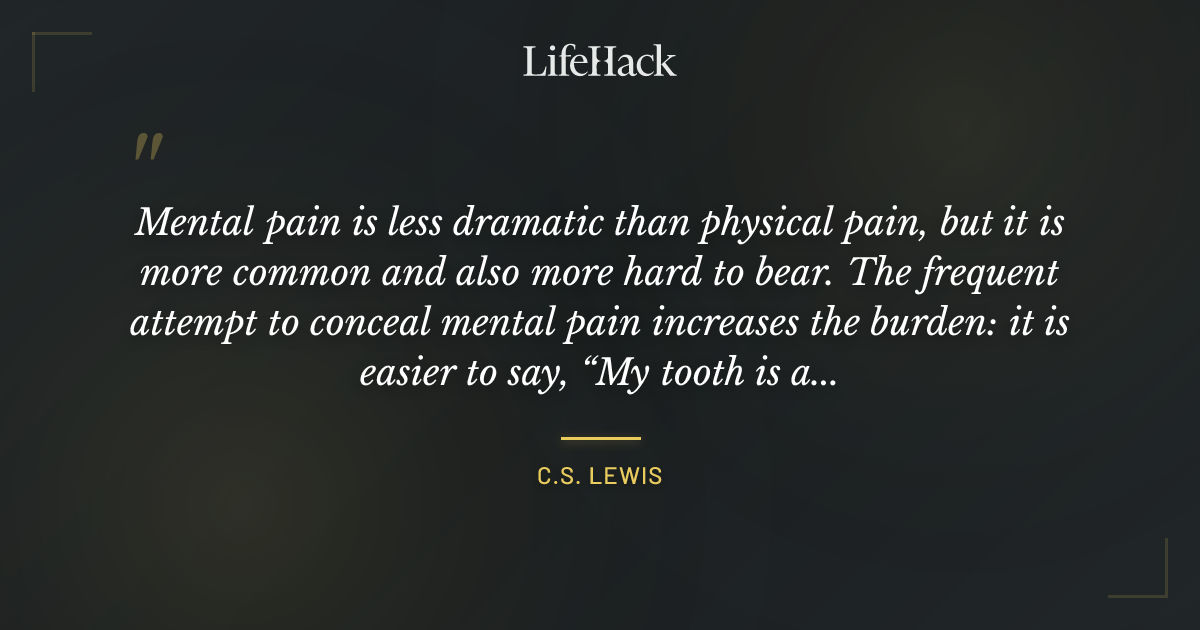 Quote by C.S. Lewis