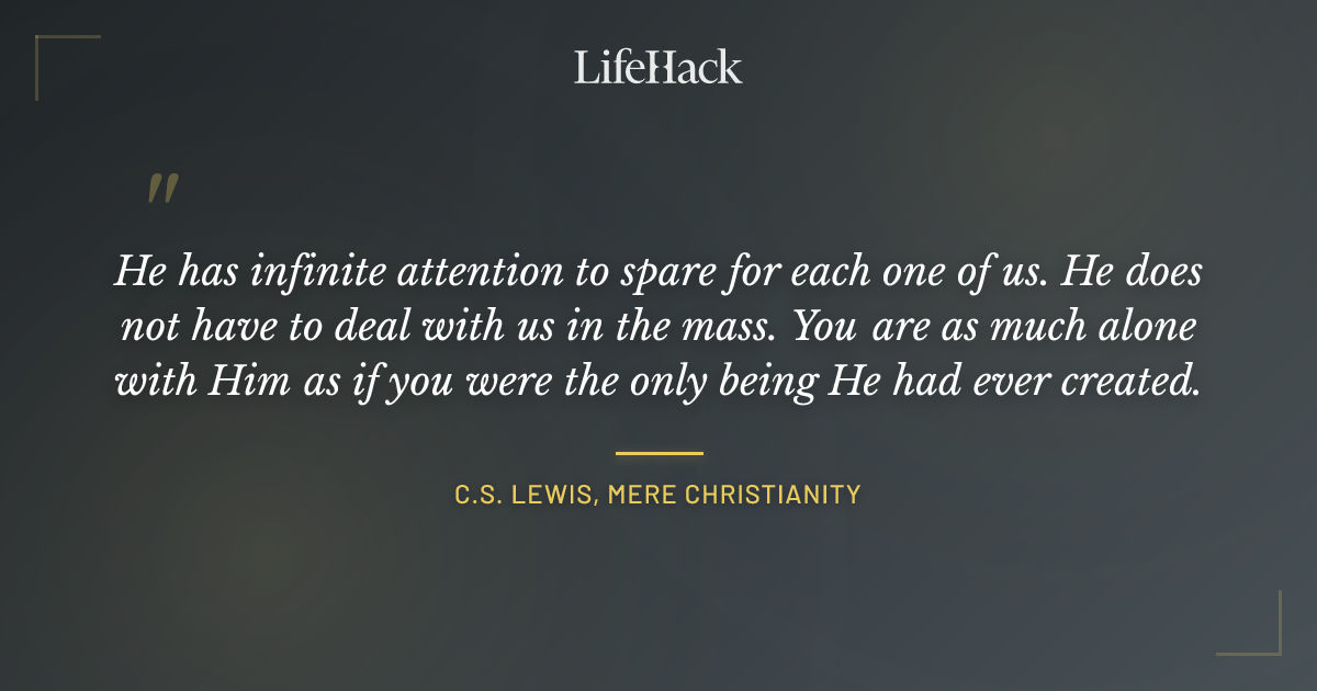Quote by C.S. Lewis, Mere Christianity