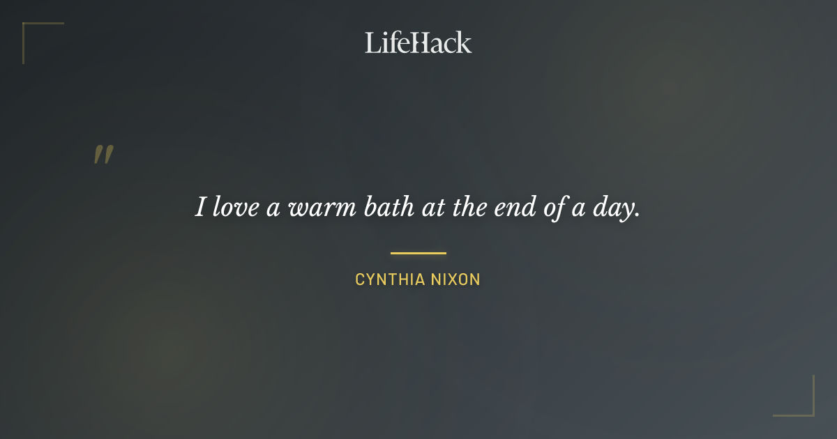 Quote by Cynthia Nixon