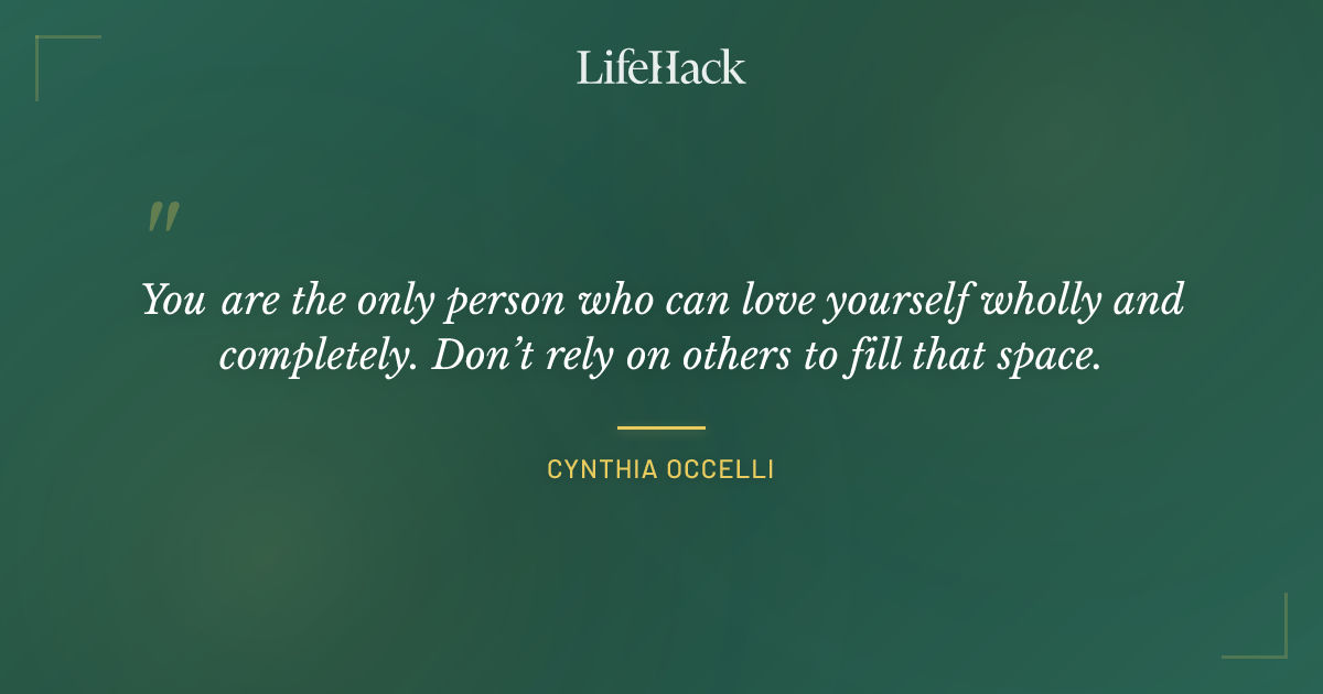 Quote by Cynthia Occelli