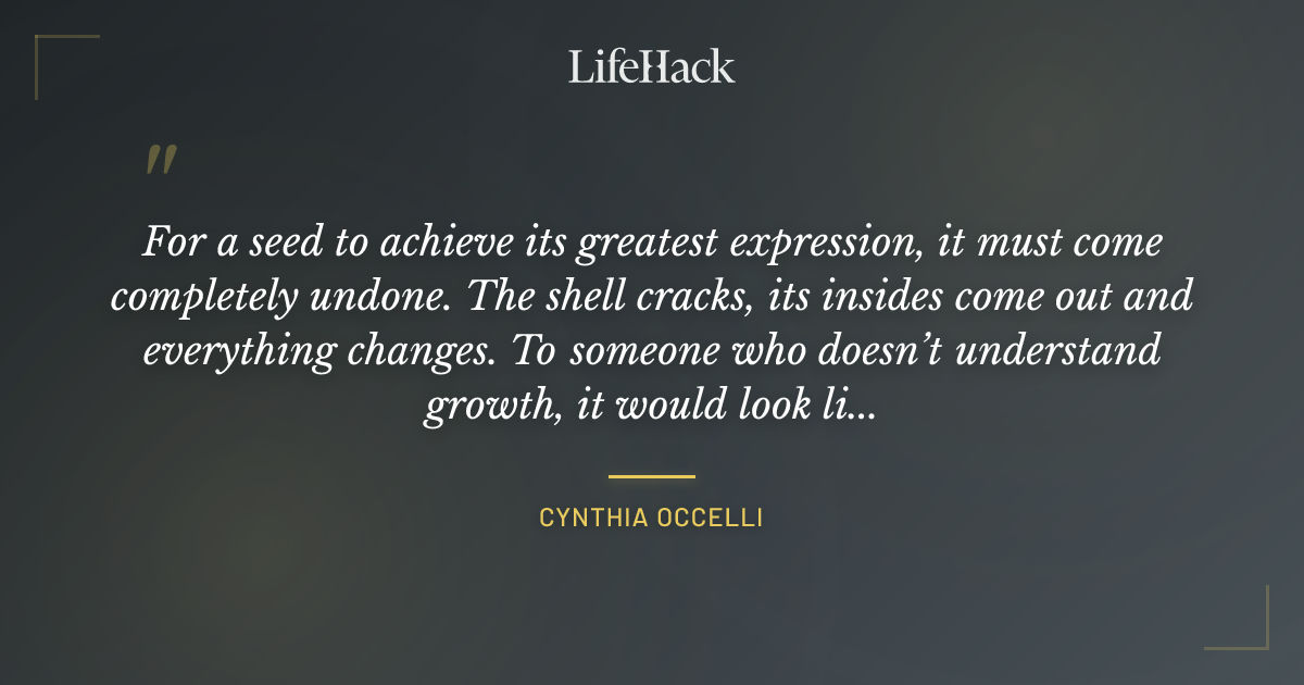 Quote by Cynthia Occelli