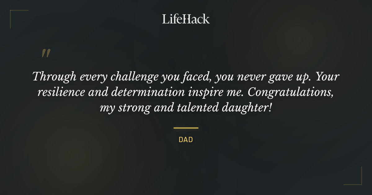 Quote by Dad