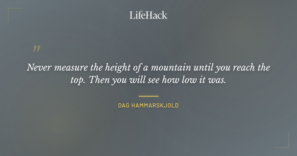 Quote by Dag Hammarskjold