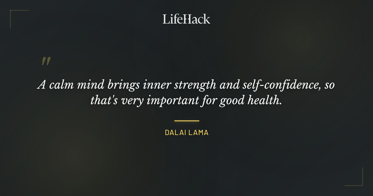 Quote by Dalai Lama