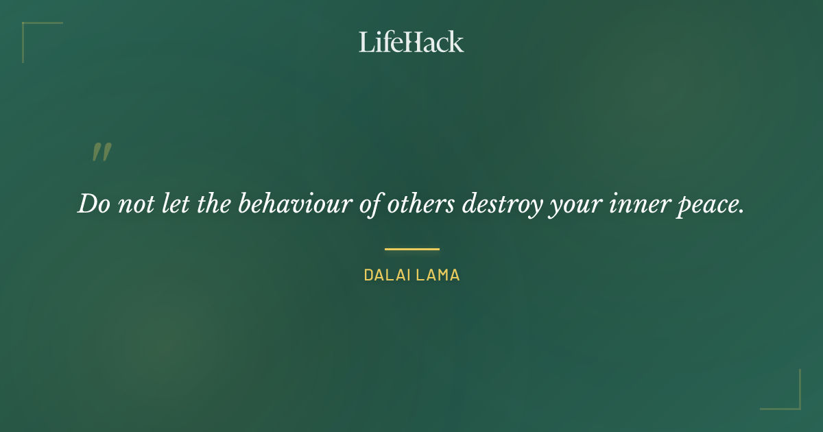 Quote by Dalai Lama