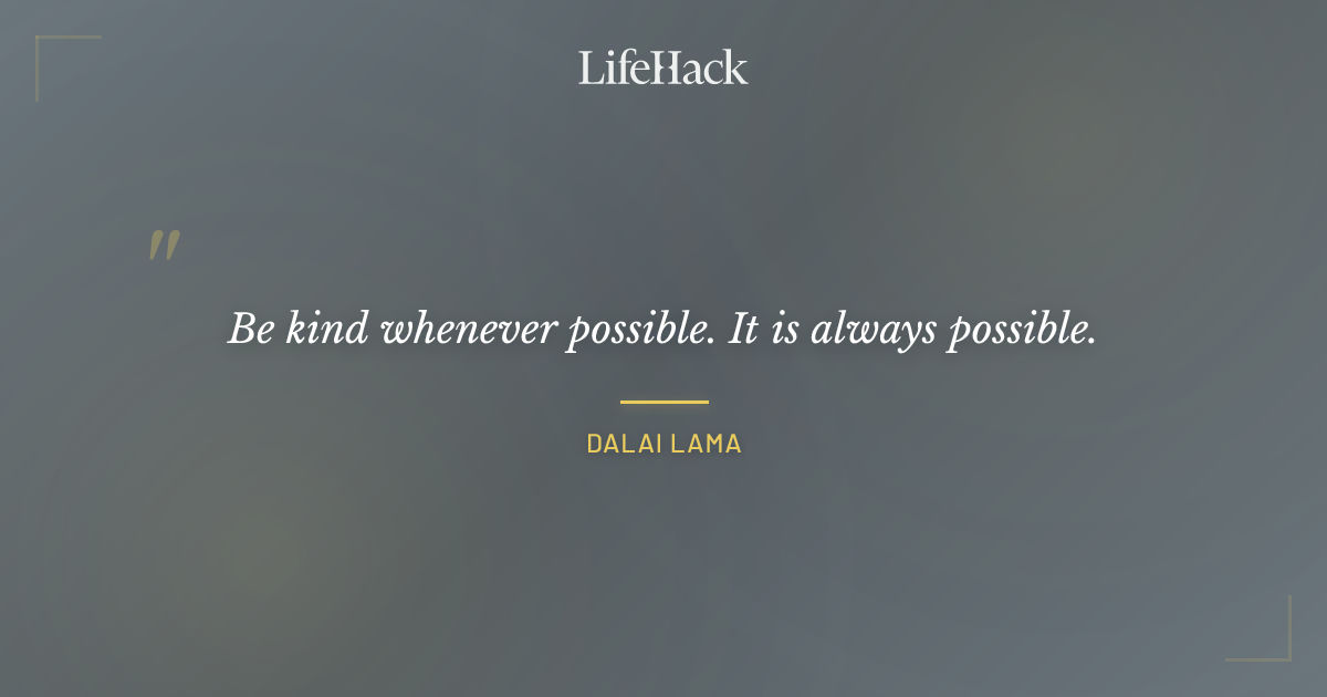 Quote by Dalai Lama