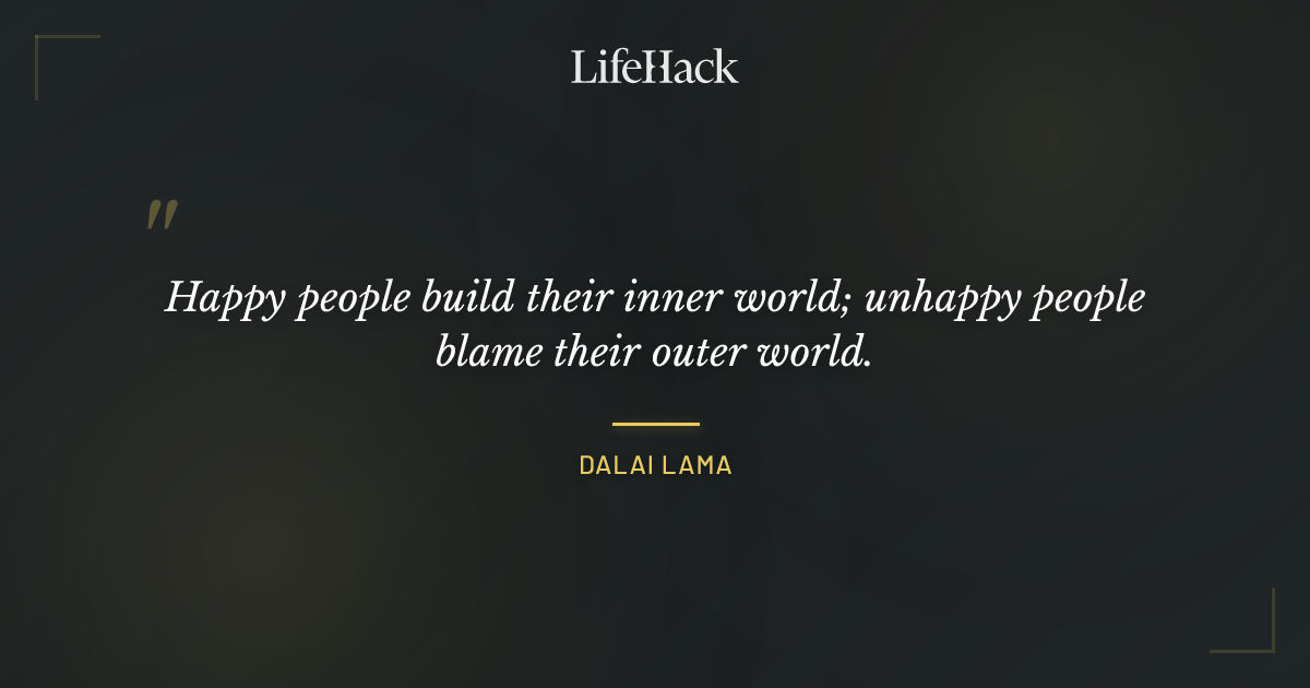 Quote by Dalai Lama