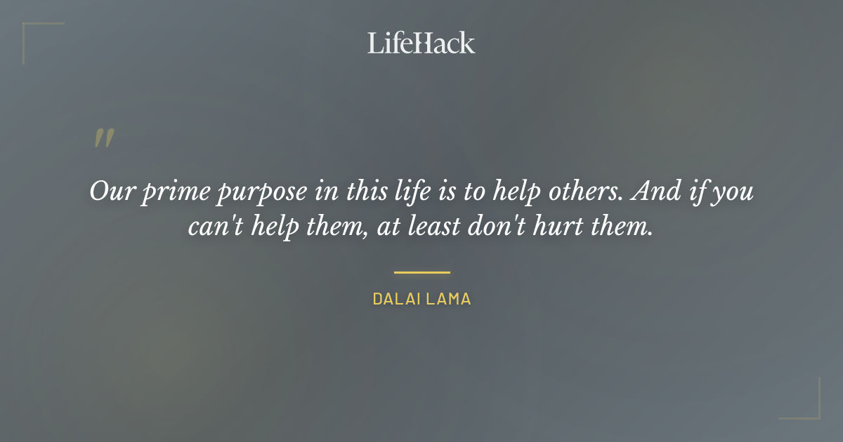 Quote by Dalai Lama