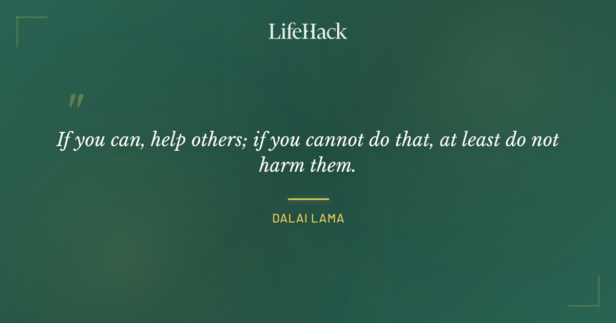 Quote by Dalai Lama