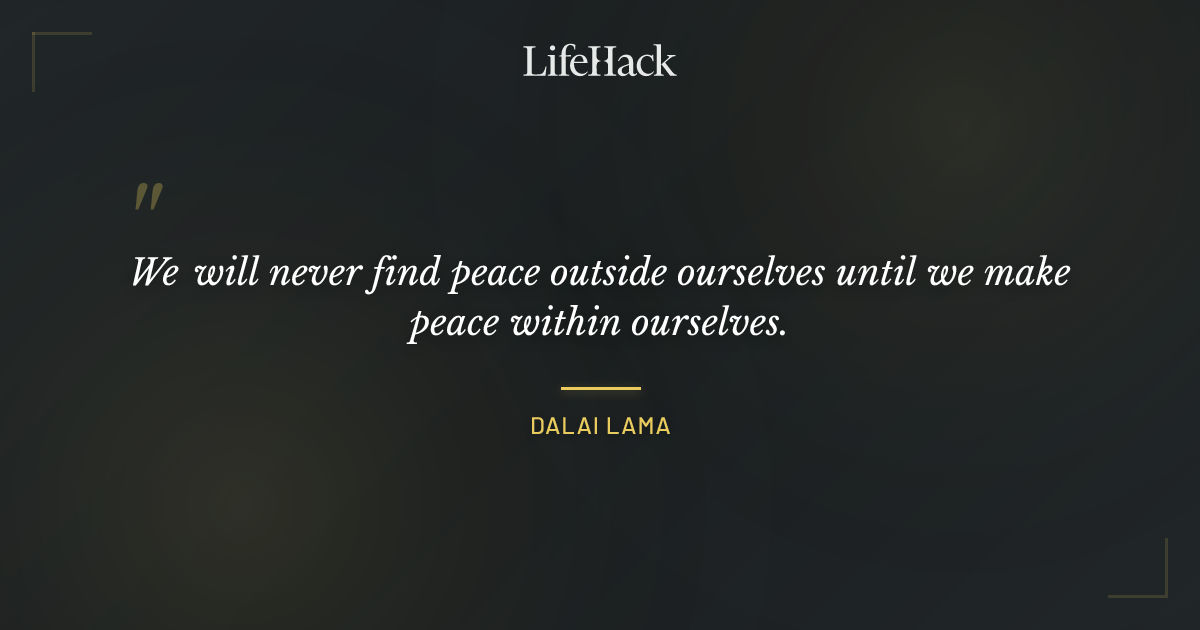 Quote by Dalai Lama