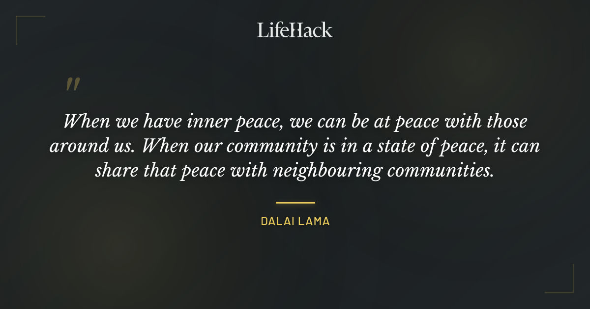 Quote by Dalai Lama