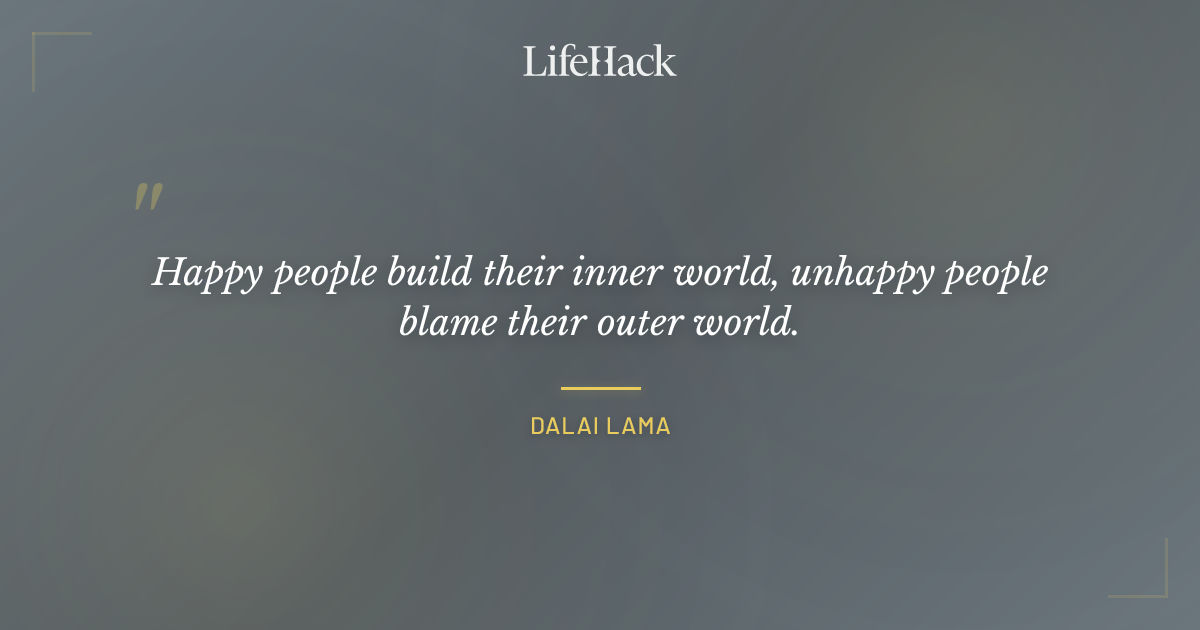 Quote by Dalai Lama