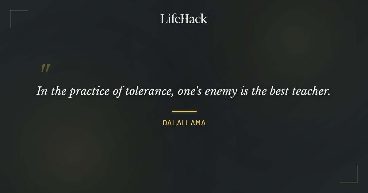 Quote by Dalai Lama
