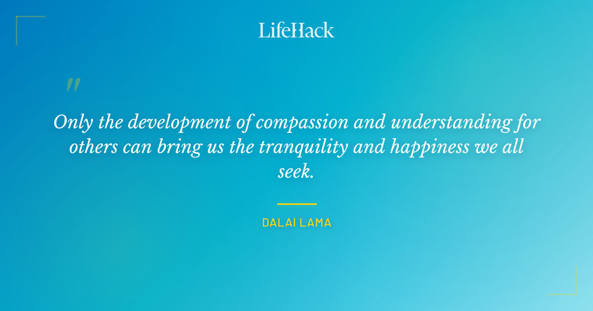 Quote by Dalai Lama