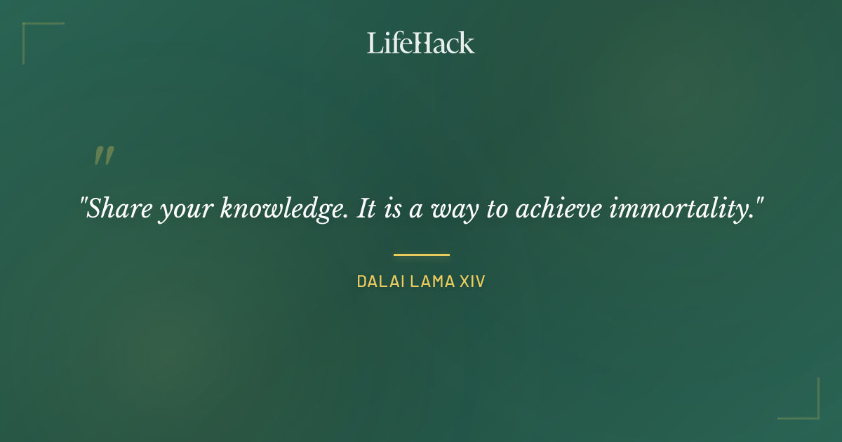 Quote by Dalai Lama XIV