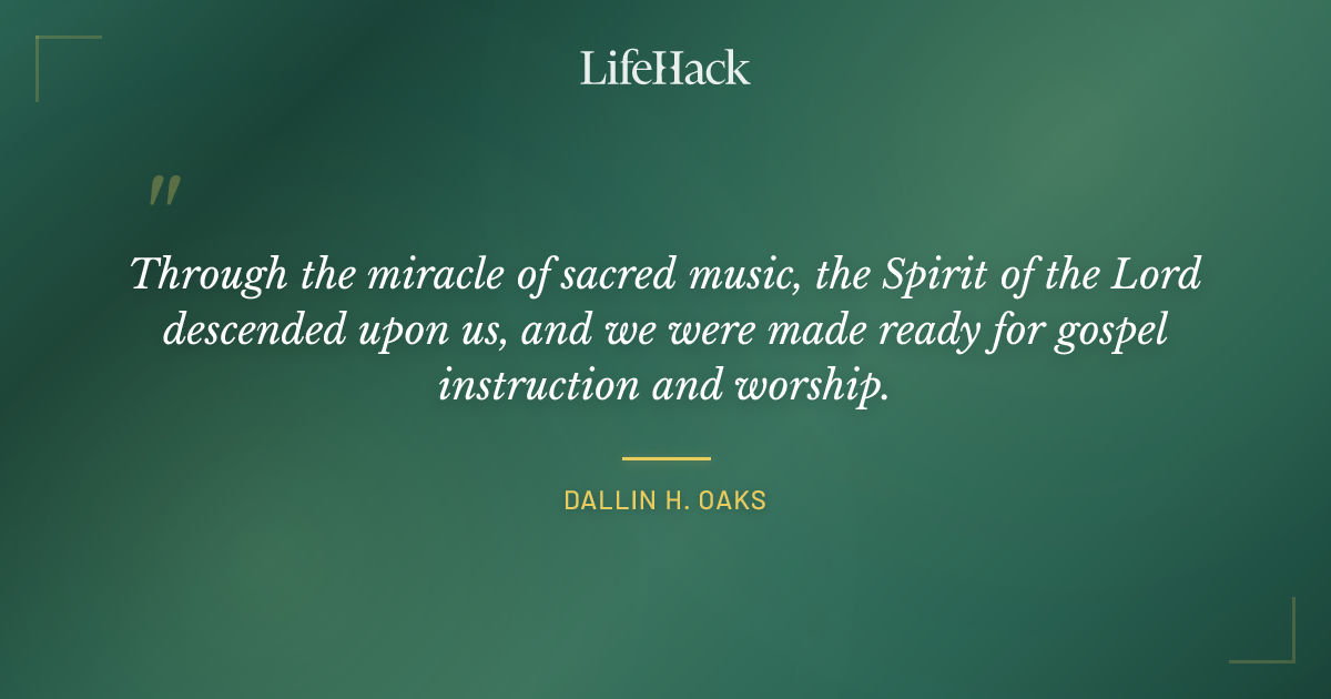 Quote by Dallin H. Oaks